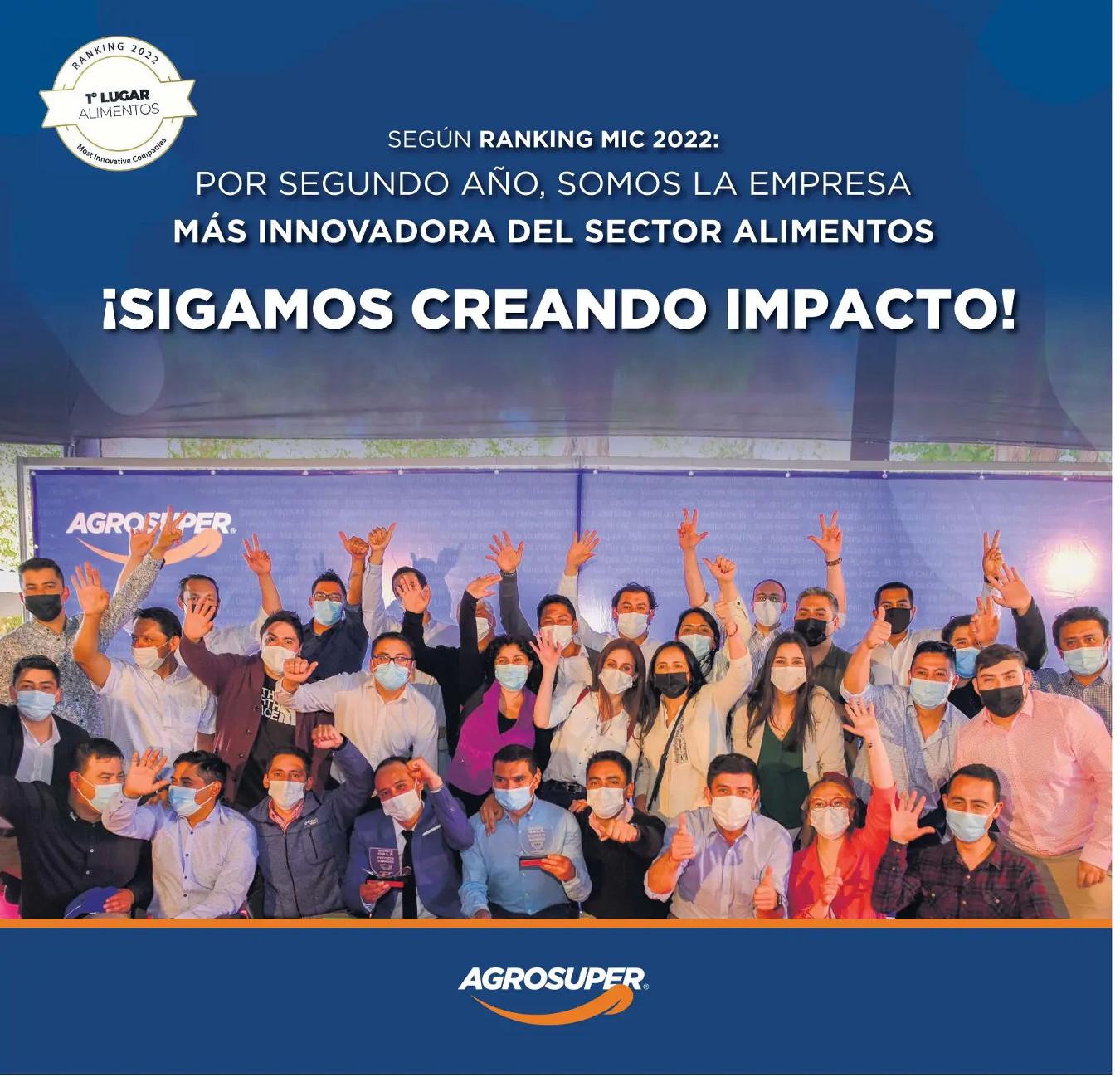 Agrosuper es reconocida como la empresa más innovadora en la industria de alimentos