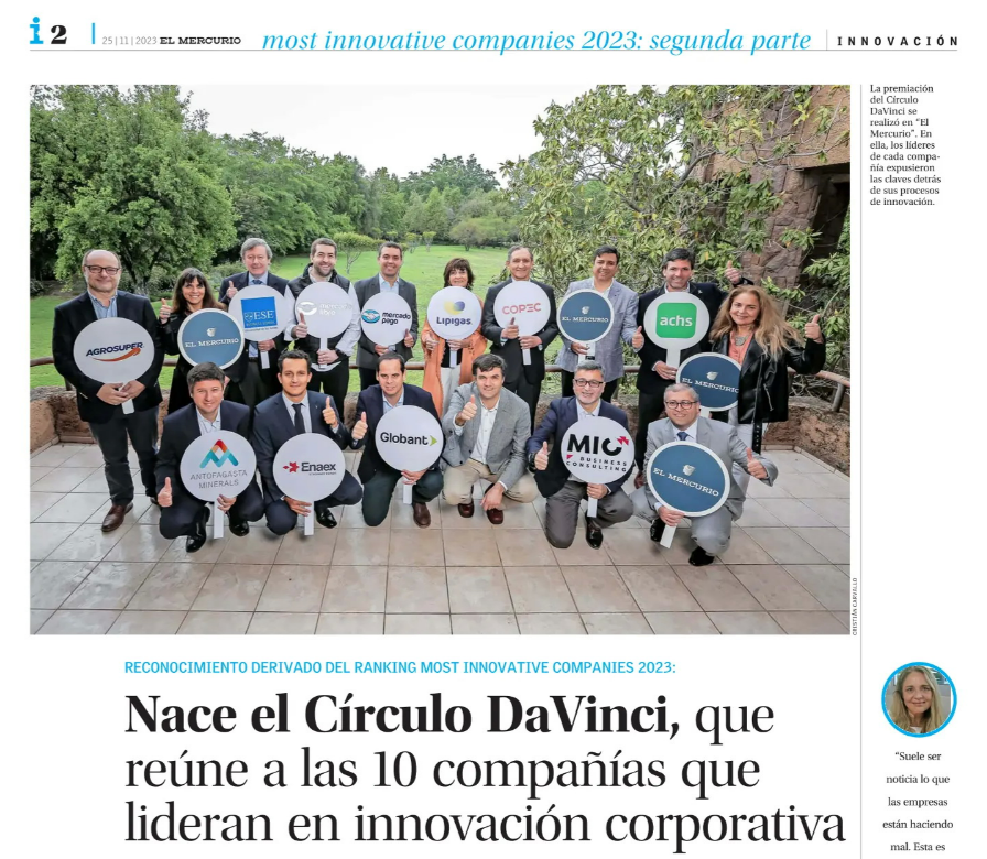 (Español) Nace el Círculo DaVinci, que reúne a las 10 compañías que lideran en innovación corporativa